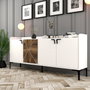 Hanah Home Venedik Consola Industrial Blanca